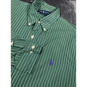 VTG Polo Ralph Lauren Classic Fit 16 1/2-34/35 LARGE Button  Shirt Long Sleeve